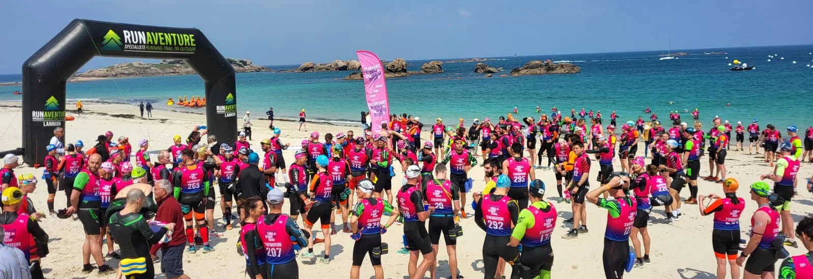 Triathlon Côte de Granit Rose, Trégastel