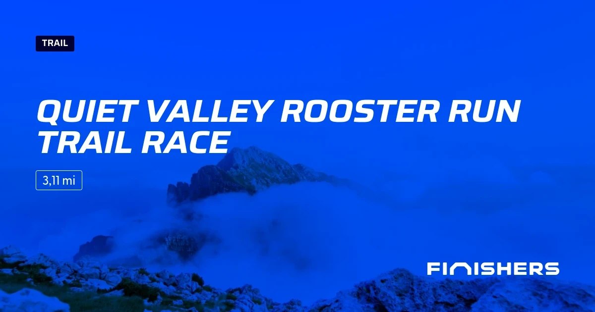 Quiet Valley Rooster Run Trail Race — 2 1. kép